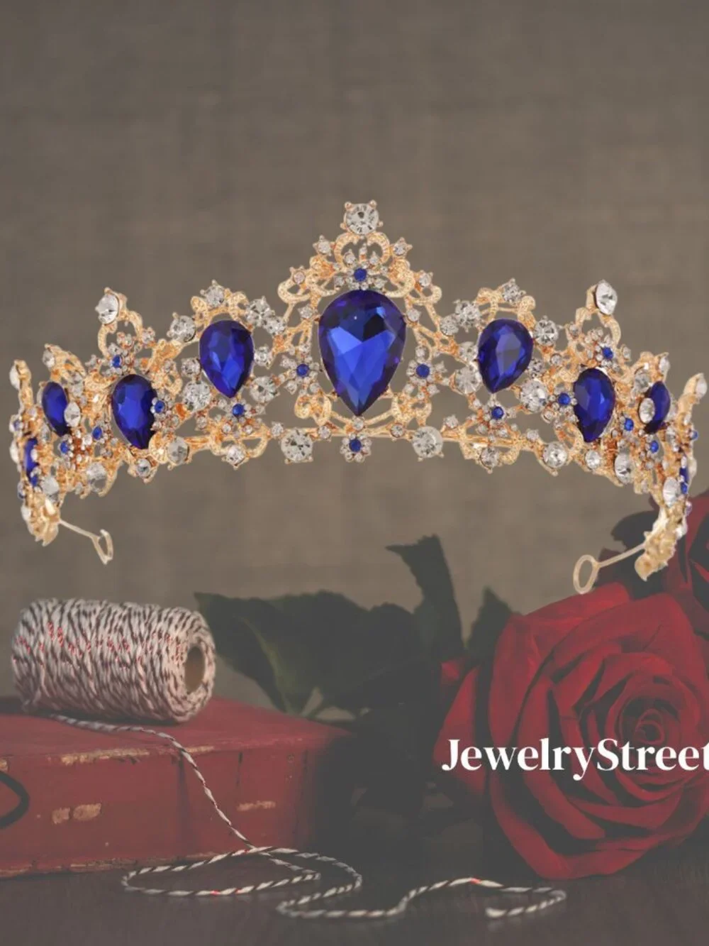 Party Princess Crown Hair Accessories Bride Rhinestone Christmas Decorations Hea